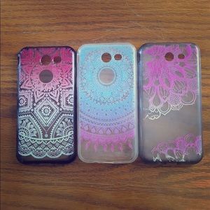 3 Clear Phone Cases For Samsung Galaxy J3 Emerge